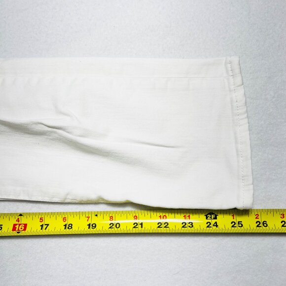 True Religion Women's Starr Distressed High Waist Stretch White Jeans Size 27W - Picture 11 of 11